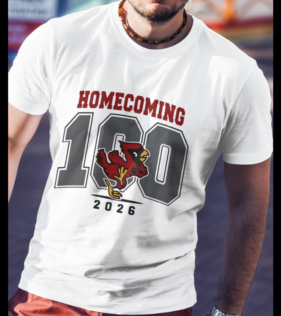 Ball State Cardinals Homecoming 100 2026 T-Shirt
