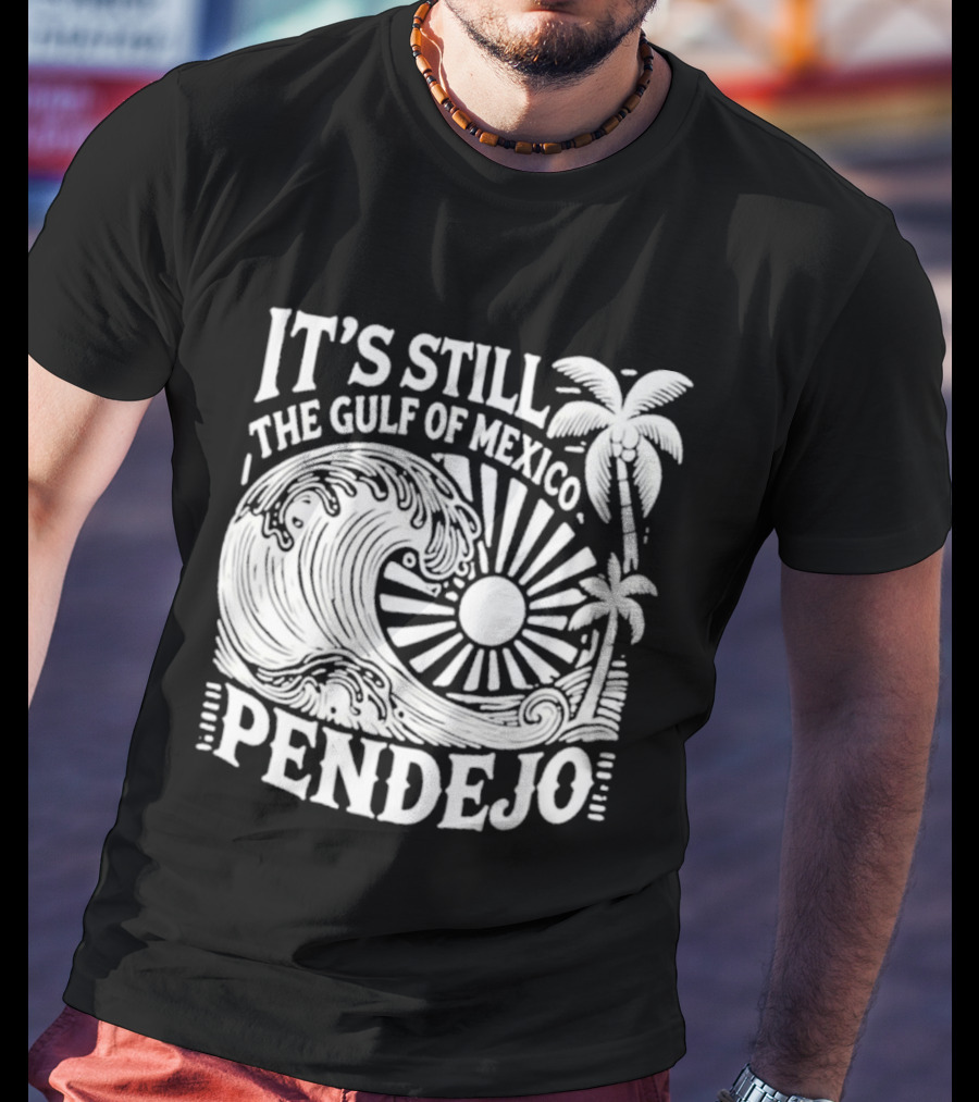 It's Still The Gulf Of Mexico Pendejo Wave Palm Sun T-Shirt