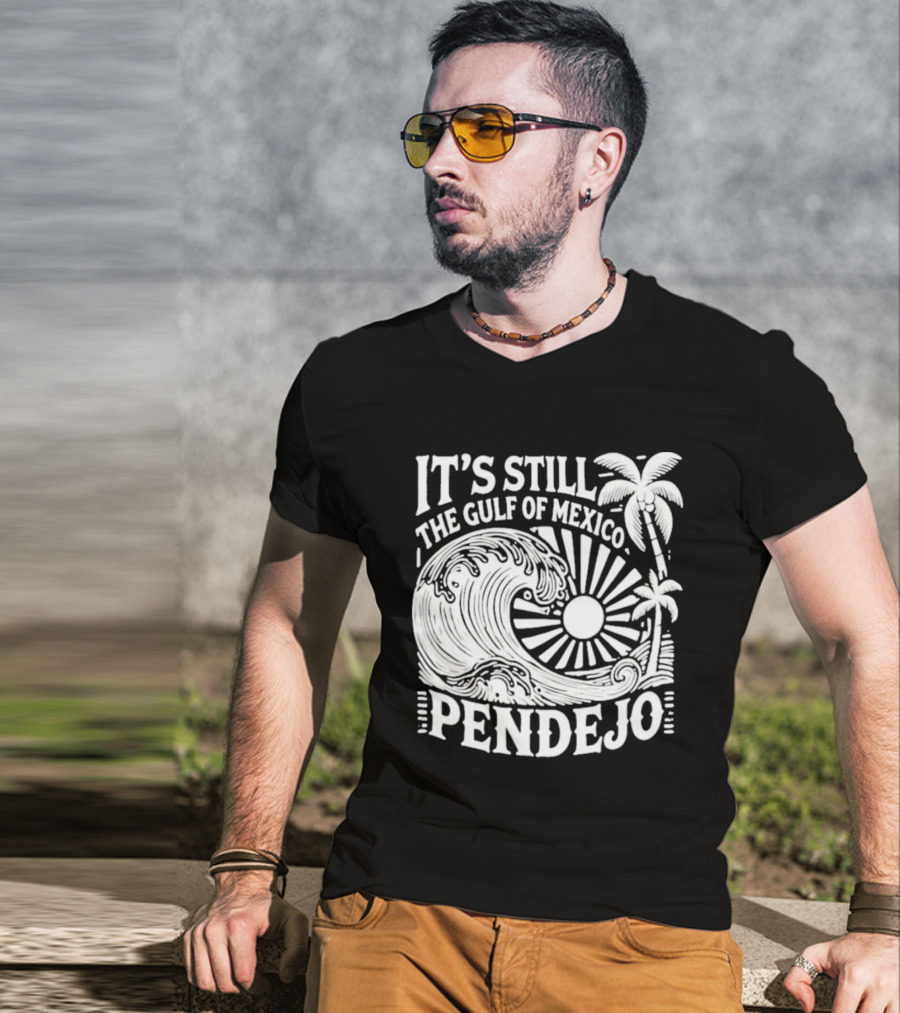 It's Still The Gulf Of Mexico Pendejo Wave Palm Sun T-Shirt