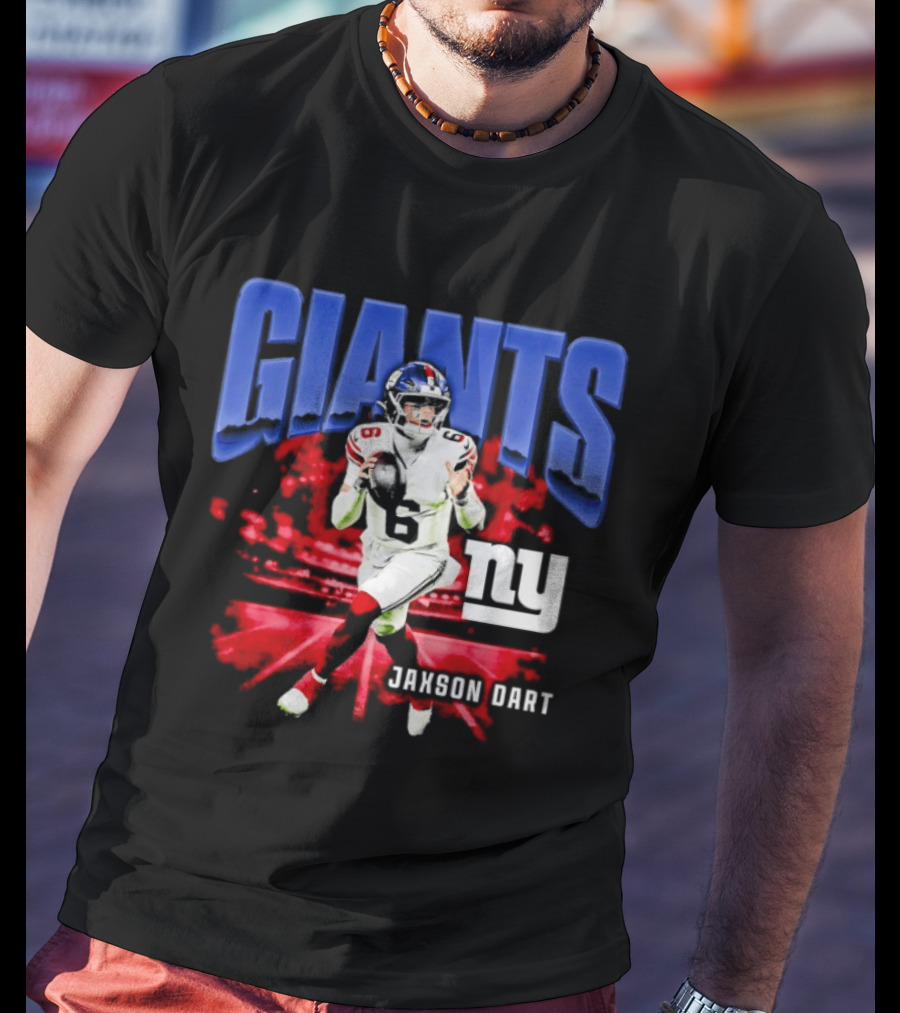 Jaxson Dart New York Giants Football Giants Ny T-Shirt