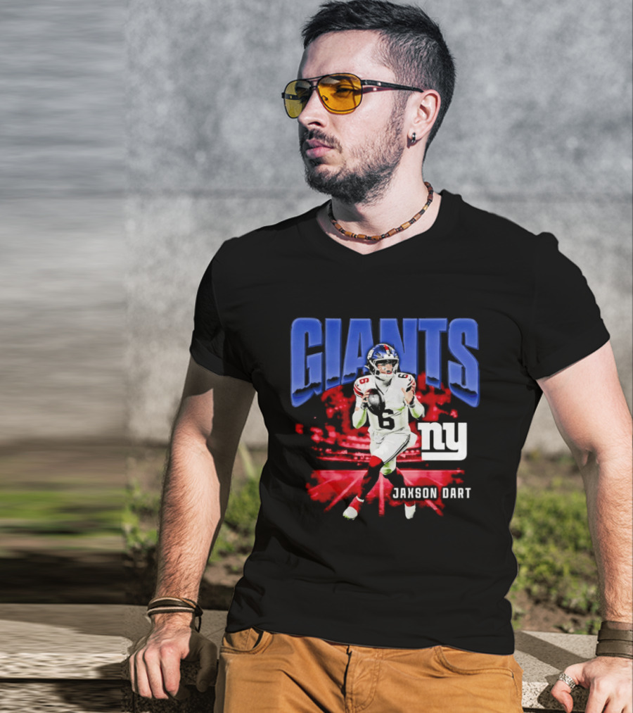 Jaxson Dart New York Giants Football Giants Ny T-Shirt