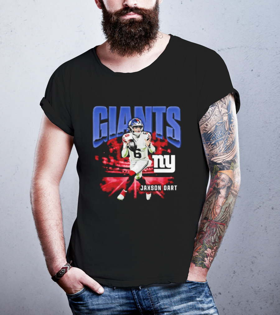 Jaxson Dart New York Giants Football Giants Ny T-Shirt
