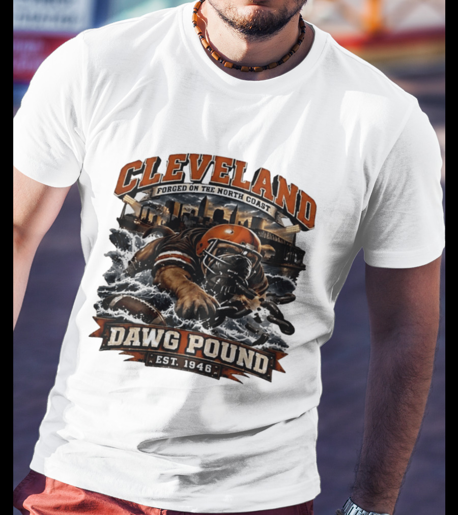 Cleveland Dawg Pound Forged On The North Coast Est 1946 T-Shirt