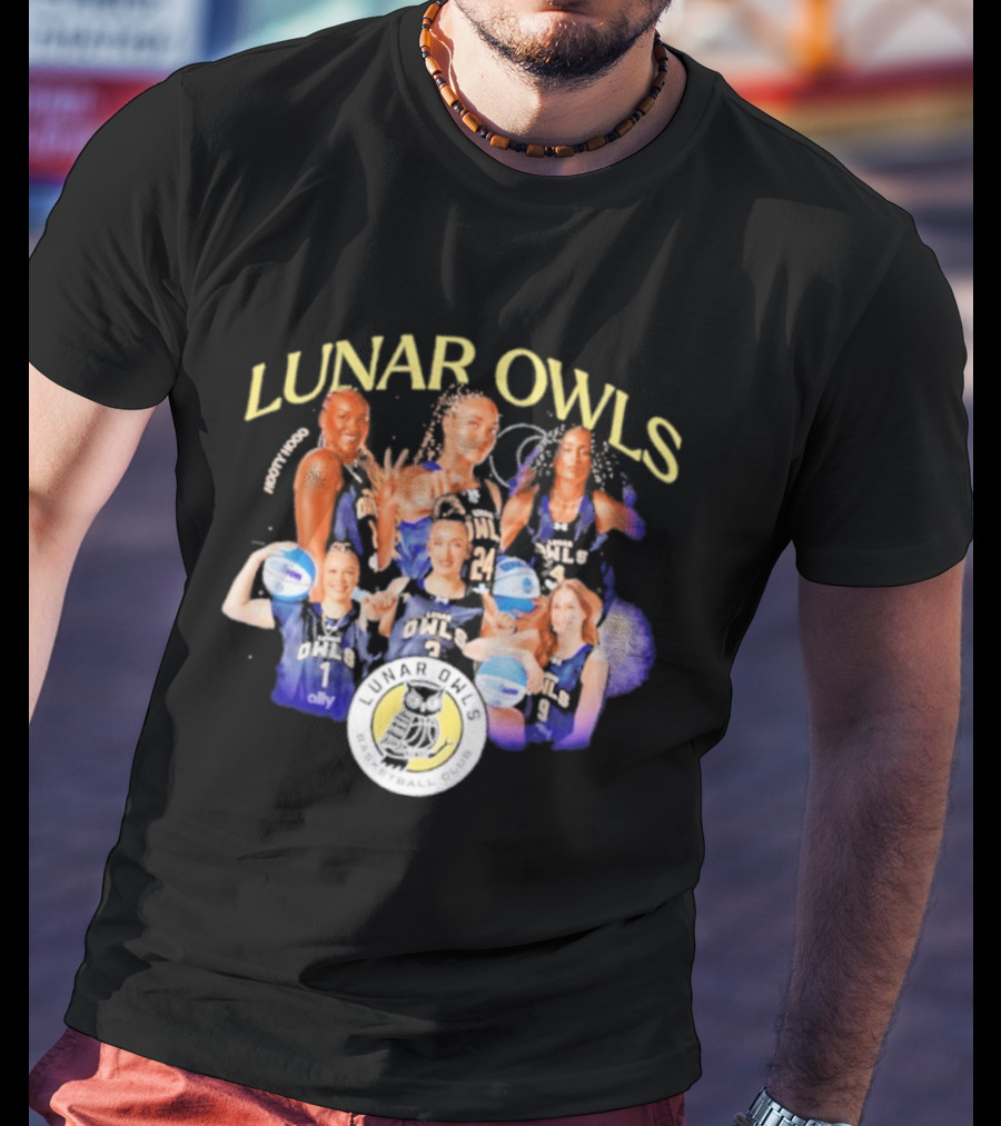 Lunar Owls Basketball Club Ally Team Players T-Shirt