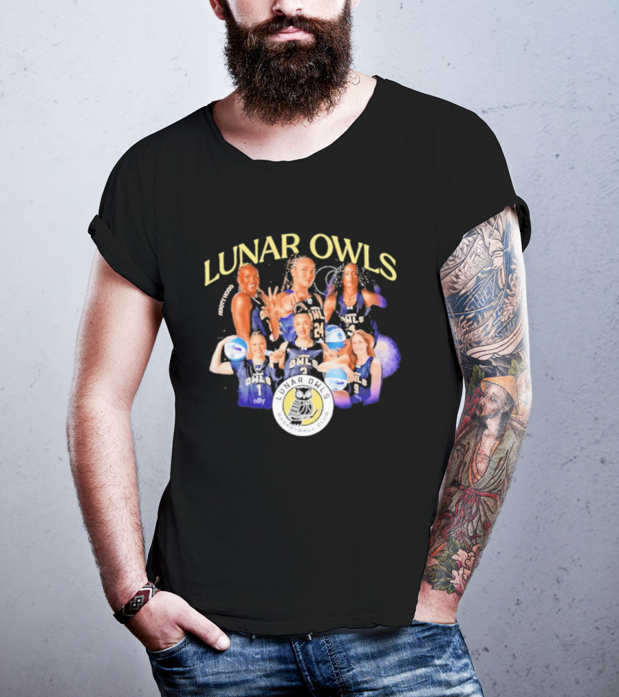 Lunar Owls Basketball Club Ally Team Players T-Shirt