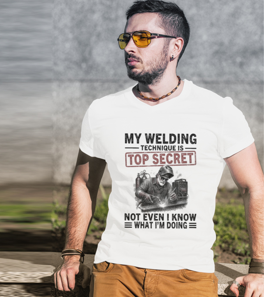 My Welding Technique Is Top Secret Not Even I Know What I'm Doing T-Shirt