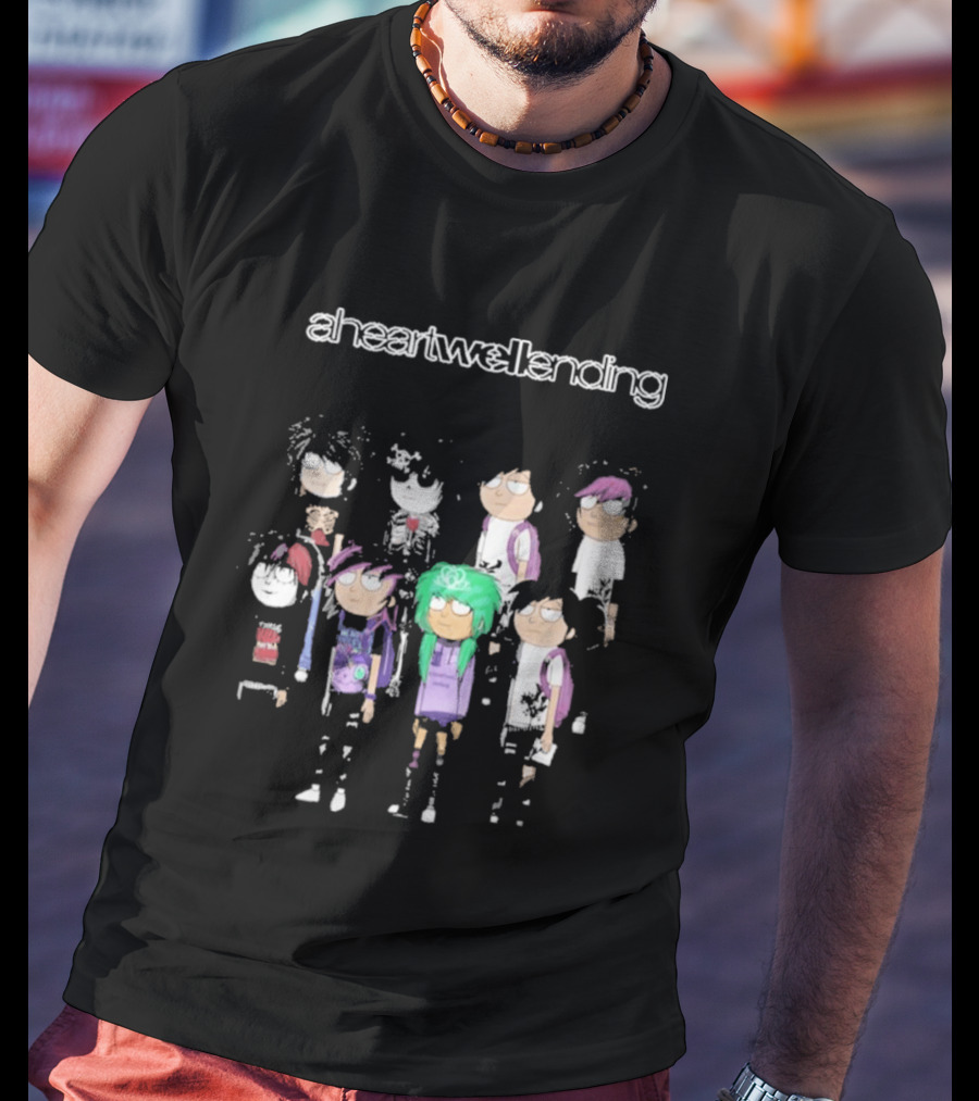 Aheartwellending Heartwell Homies Cartoon Characters T-Shirt