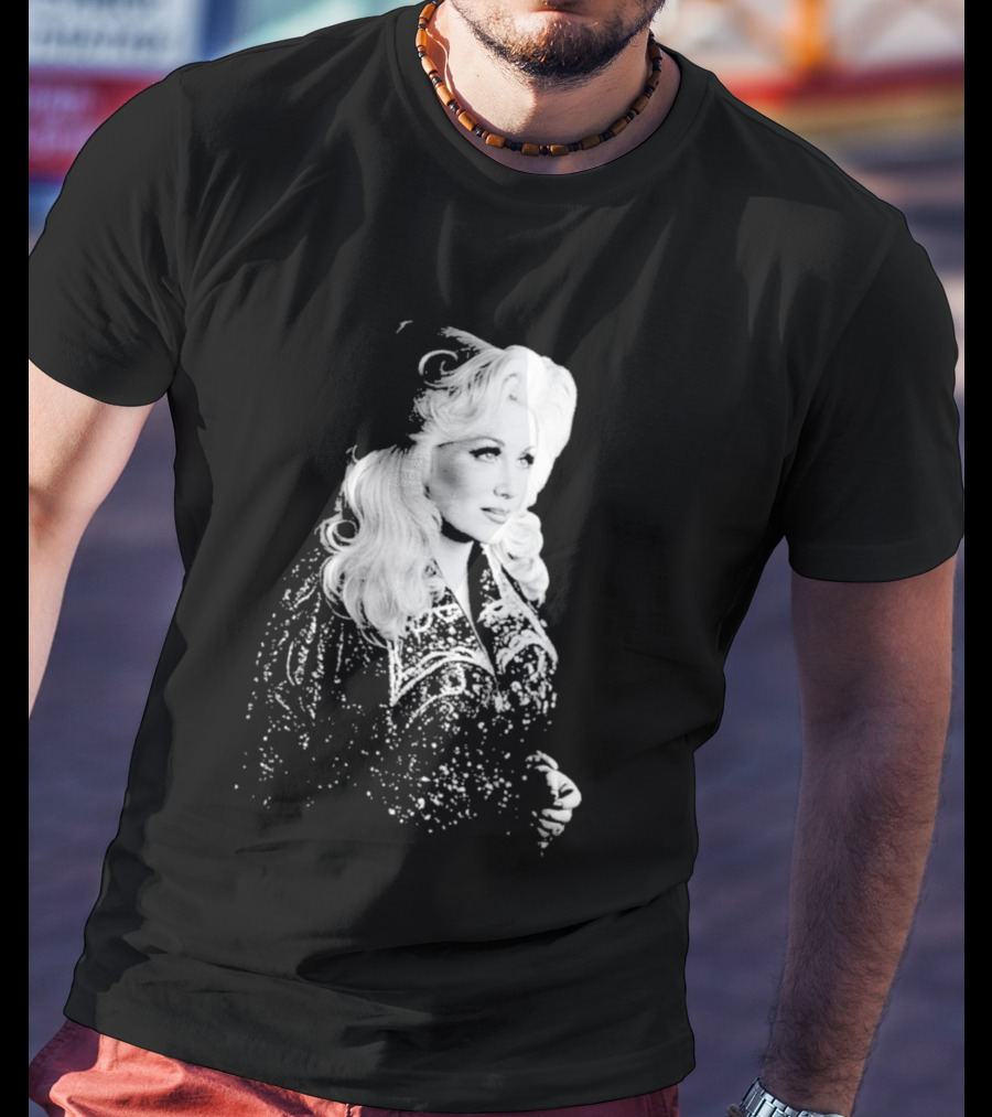 Glamorous Dolly Parton Vintage Style Image T-Shirt