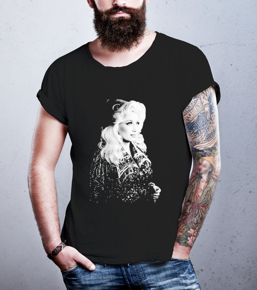 Glamorous Dolly Parton Vintage Style Image T-Shirt