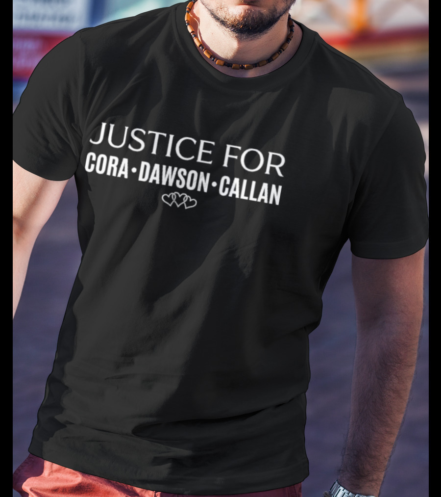 Justice For Cora Dawson Callan Remember Clancy Children Hearts T-Shirt