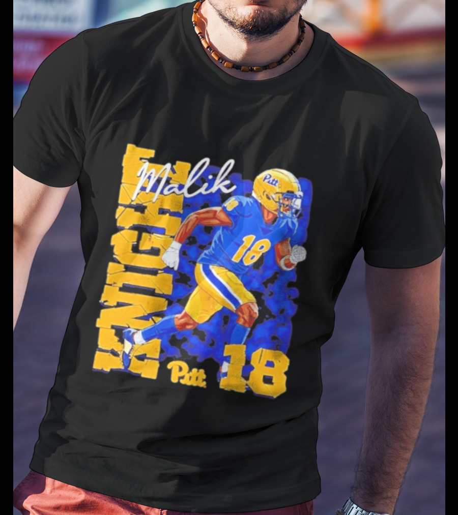 Malik Knight 18 Pitt Panthers Football Player T-Shirt