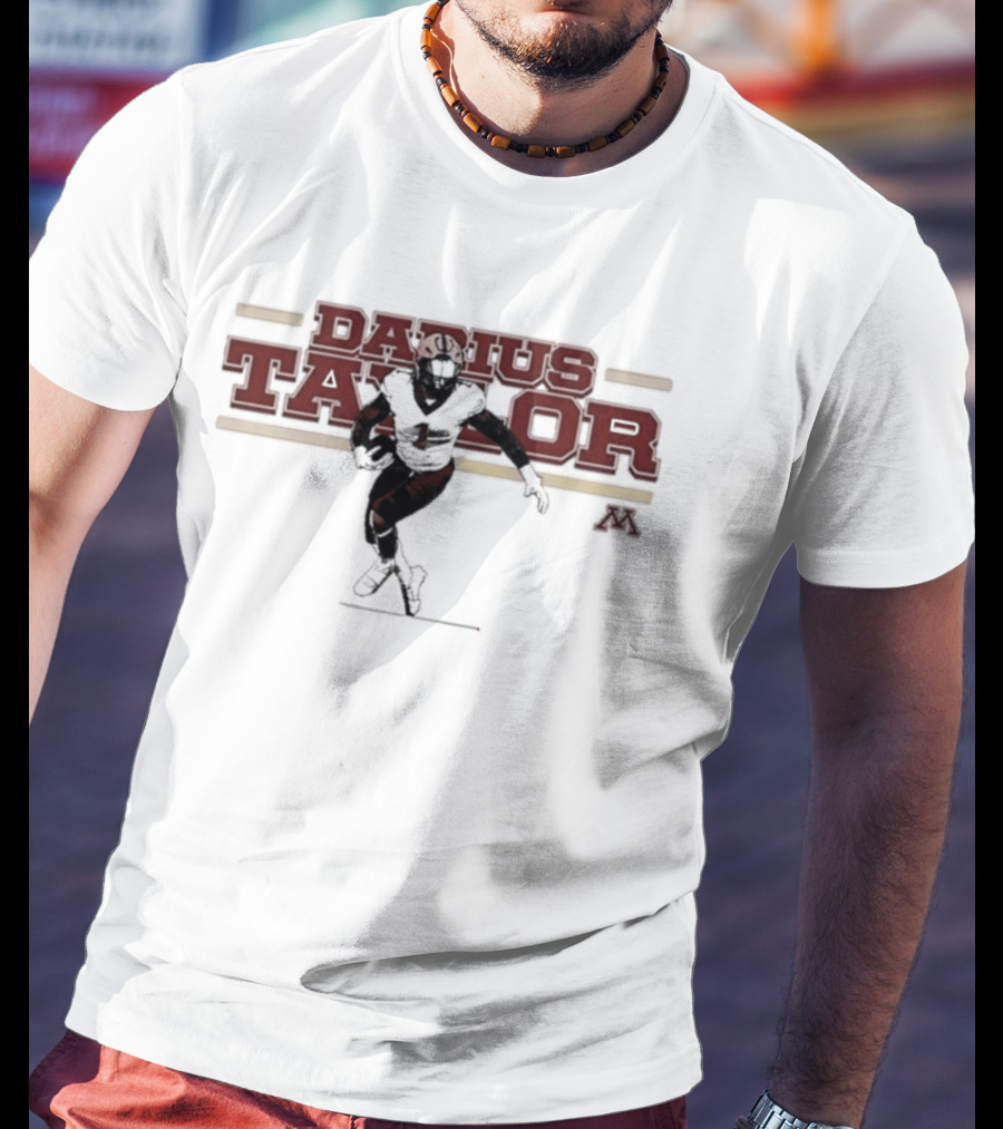 Darius Taylor Minnesota Golden Gophers Football Player Pose T-Shirt