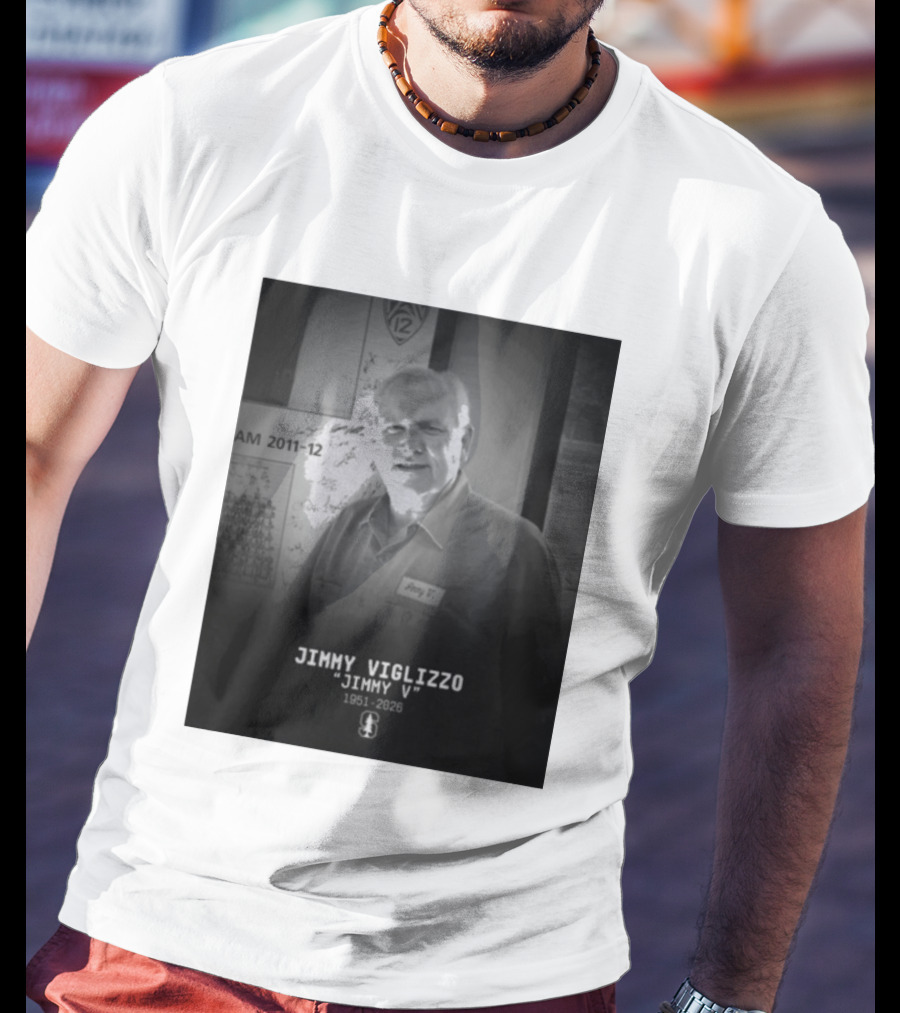 Jimmy Viglizzo "Jimmy V" 1951 2026 Commemoration Stanford Connection T-Shirt