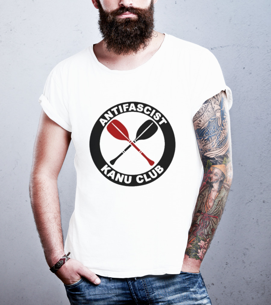 Antifascist Kanu Club Paddles T-Shirt