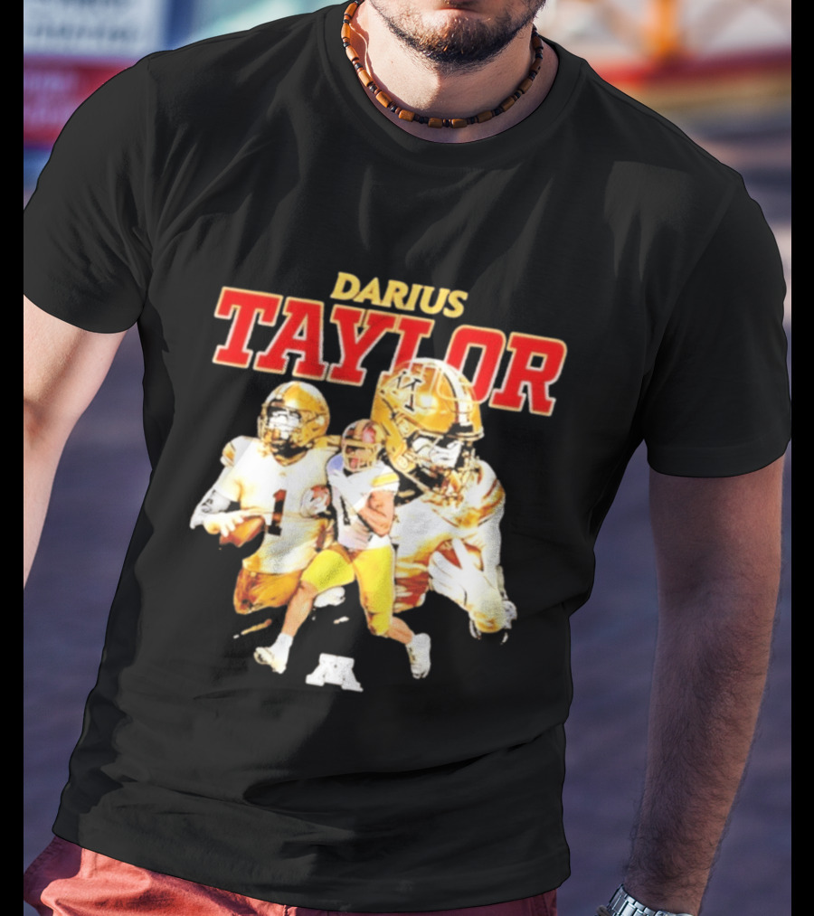 Darius Taylor Minnesota Golden Gophers Football Collage T-Shirt