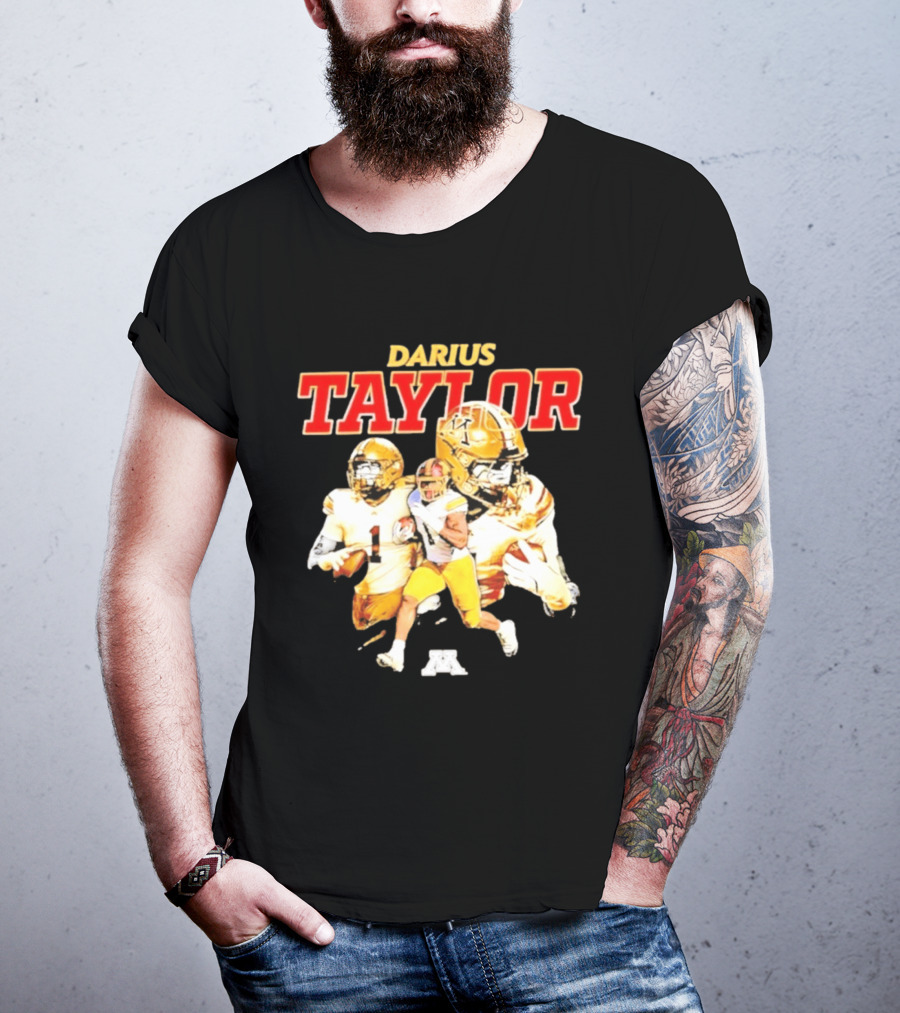 Darius Taylor Minnesota Golden Gophers Football Collage T-Shirt