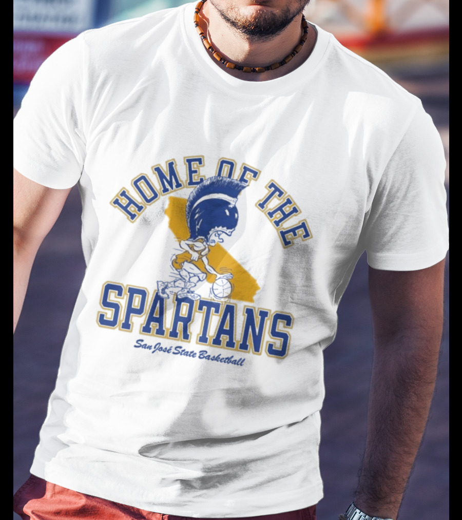 San Jose State Basketball Home Of The Spartans California T-Shirt