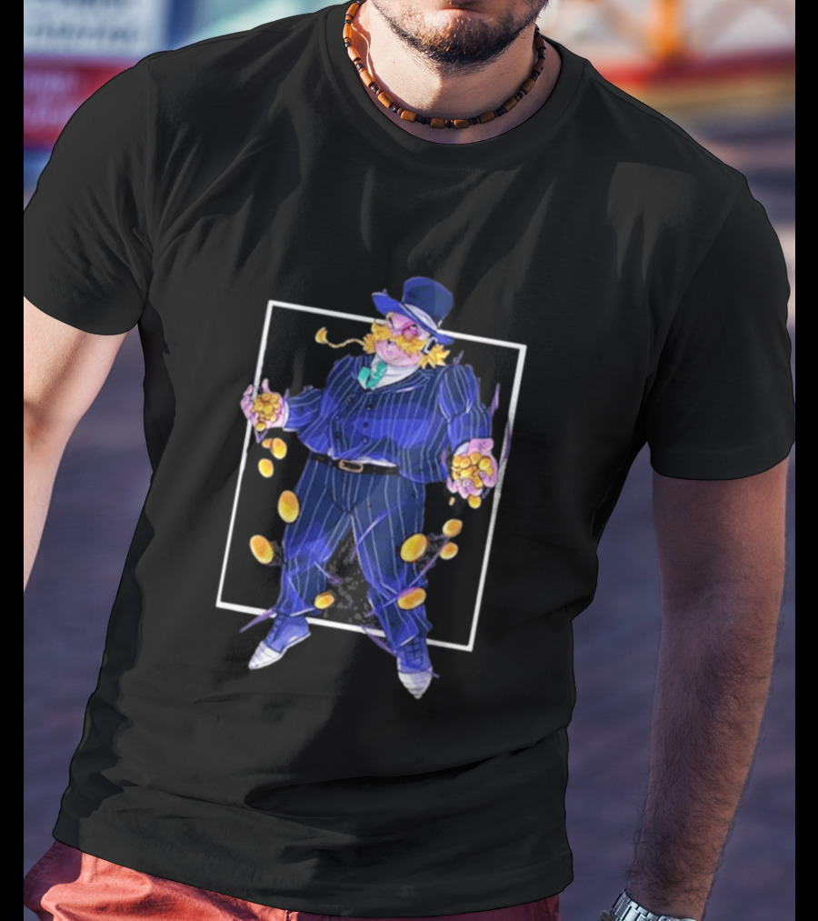 Dropout Mr Moneybags Top Hat Suit Coins September 2026 T-Shirt