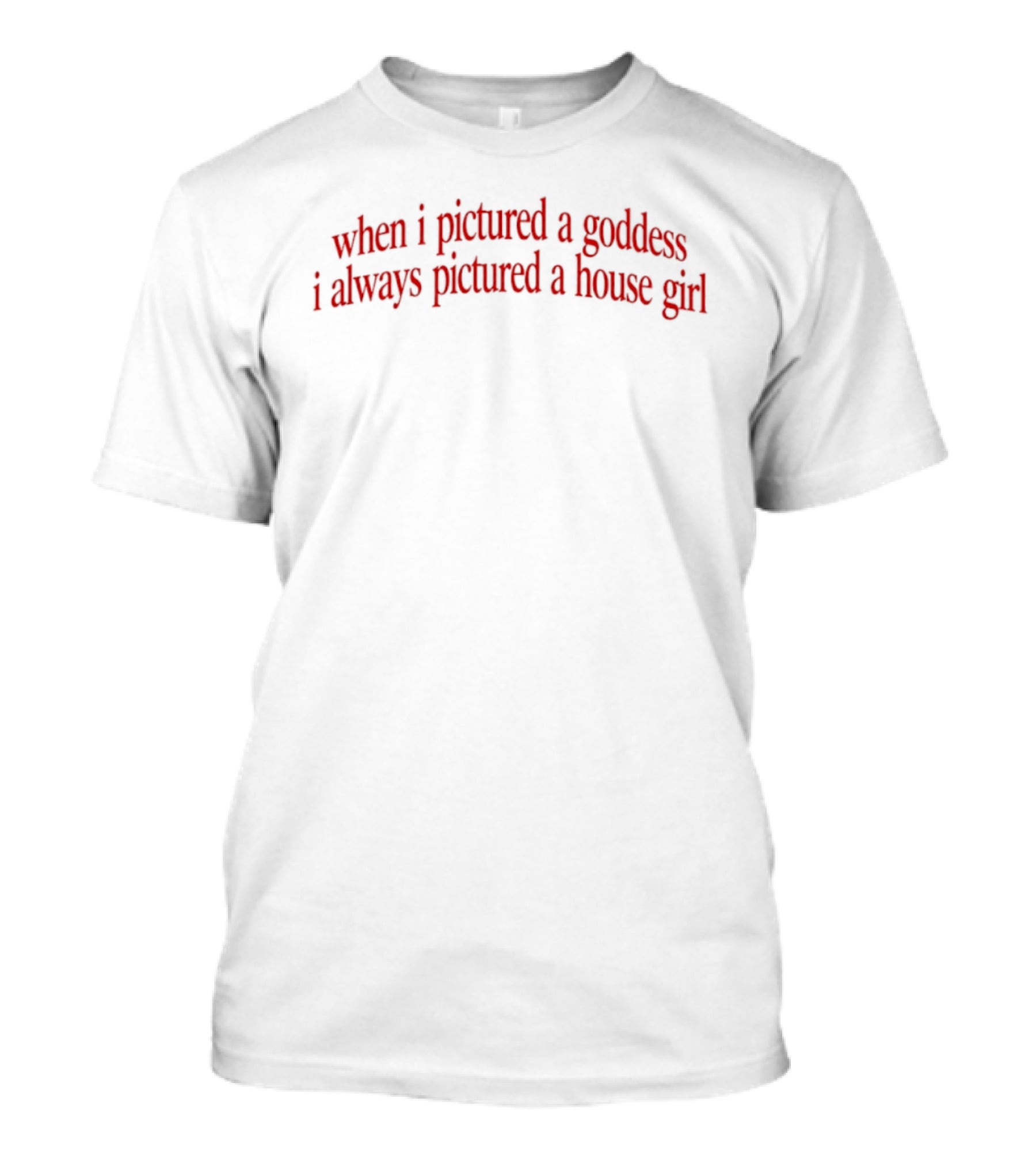 When I Pictured A Goddess I Always Pictured A House Girl T-Shirt