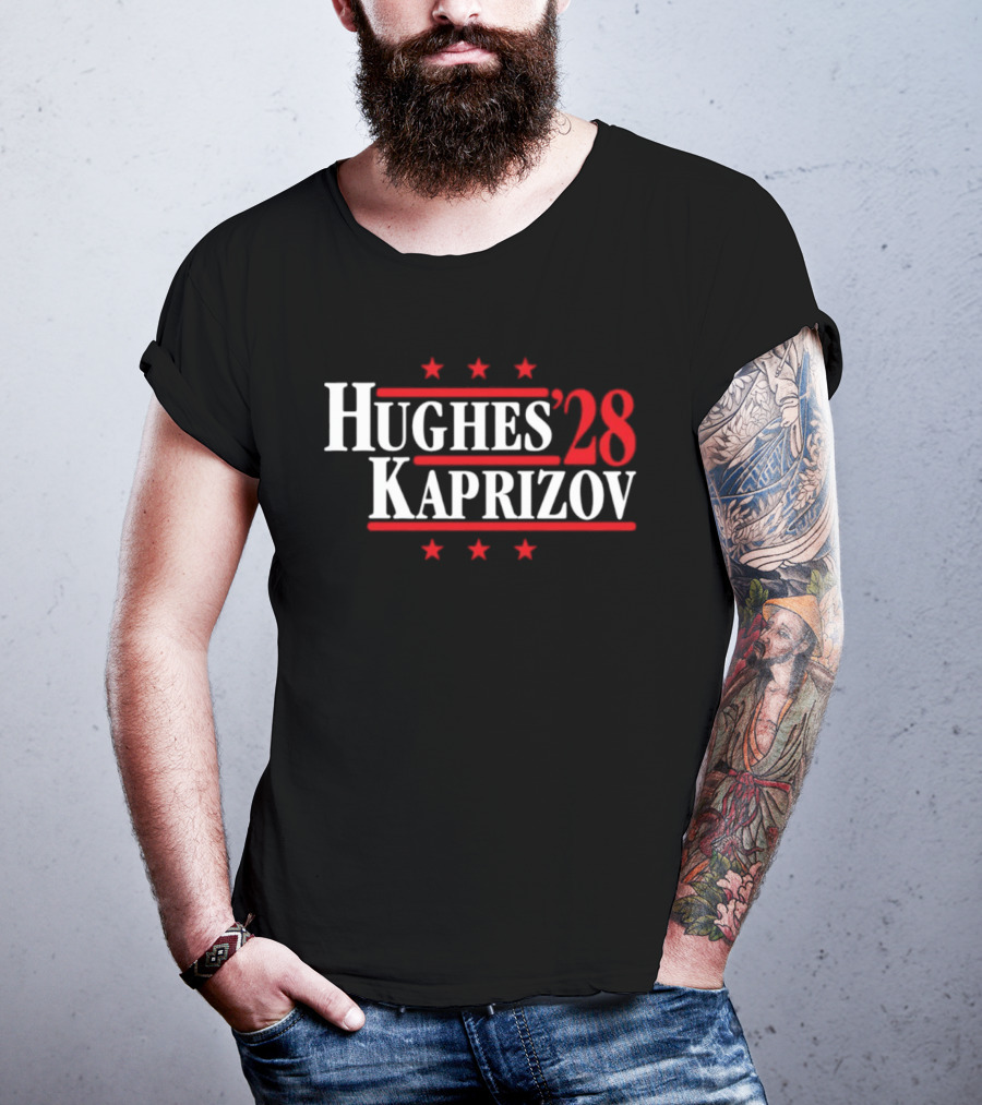 Hughes Kaprizov 28 Minnesota Wild NHL Hockey T-Shirt