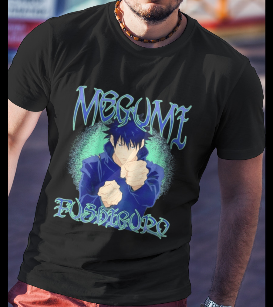 Megumi Fushiguro Action JJK Anime T-Shirt
