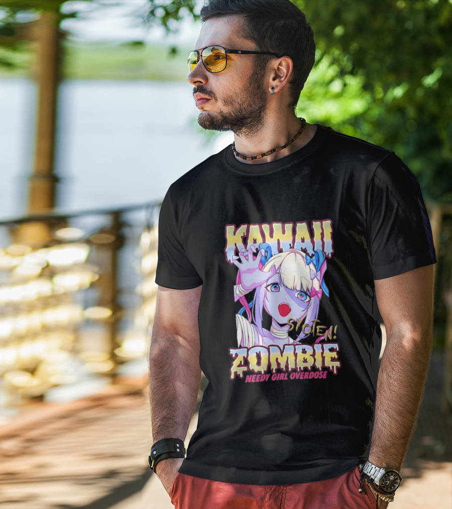 Kangel Needy Girl Overdose Kawaii Syoten Zombie Anime T-Shirt