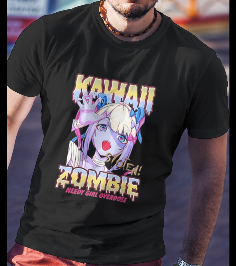 Kangel Needy Girl Overdose Kawaii Syoten Zombie Anime T-Shirt