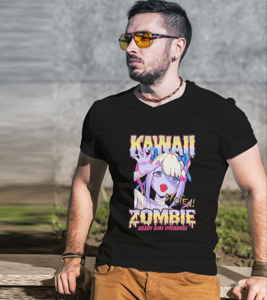 Kangel Needy Girl Overdose Kawaii Syoten Zombie Anime T-Shirt