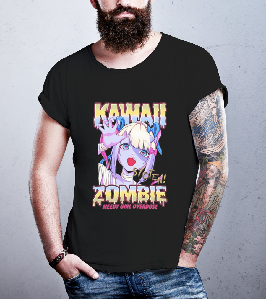 Kangel Needy Girl Overdose Kawaii Syoten Zombie Anime T-Shirt