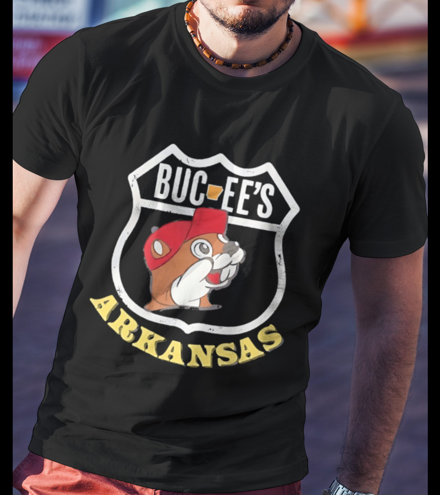 Buc Ee's Arkansas Beaver Travel Route T-Shirt