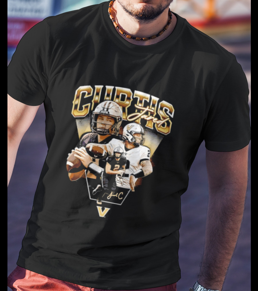 Curtis Jared Vanderbilt Commodores NCAA Football Star Quarterback T-Shirt