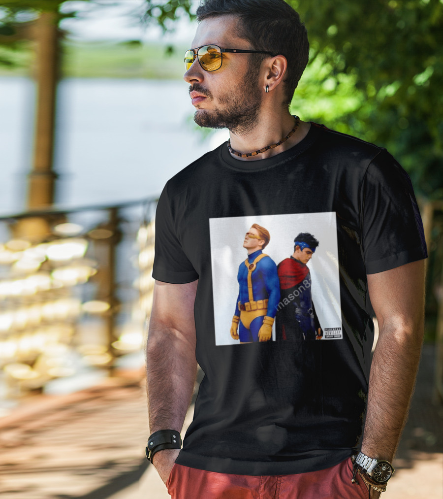 Cyclops And Wiccan Heartstopper X Men Comic Collaboration T-Shirt