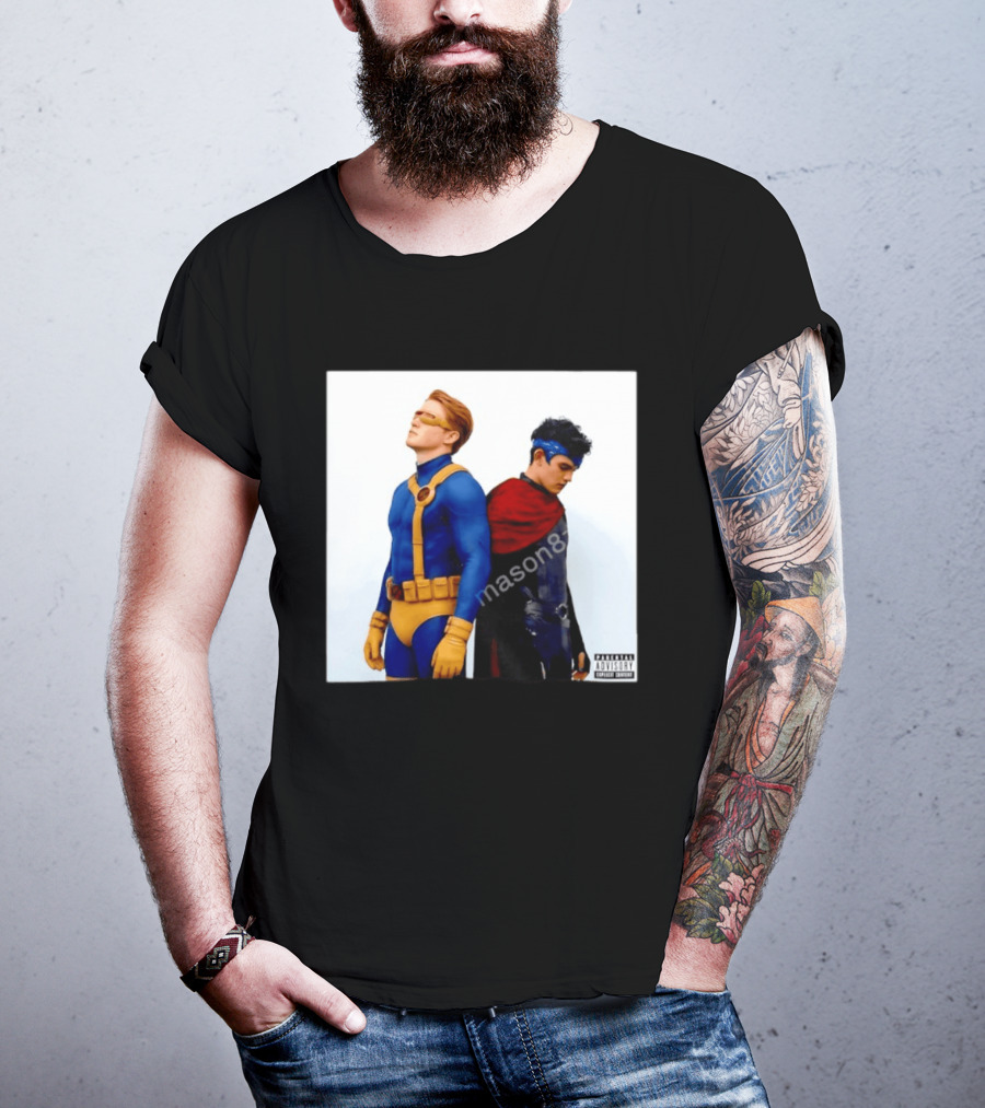 Cyclops And Wiccan Heartstopper X Men Comic Collaboration T-Shirt