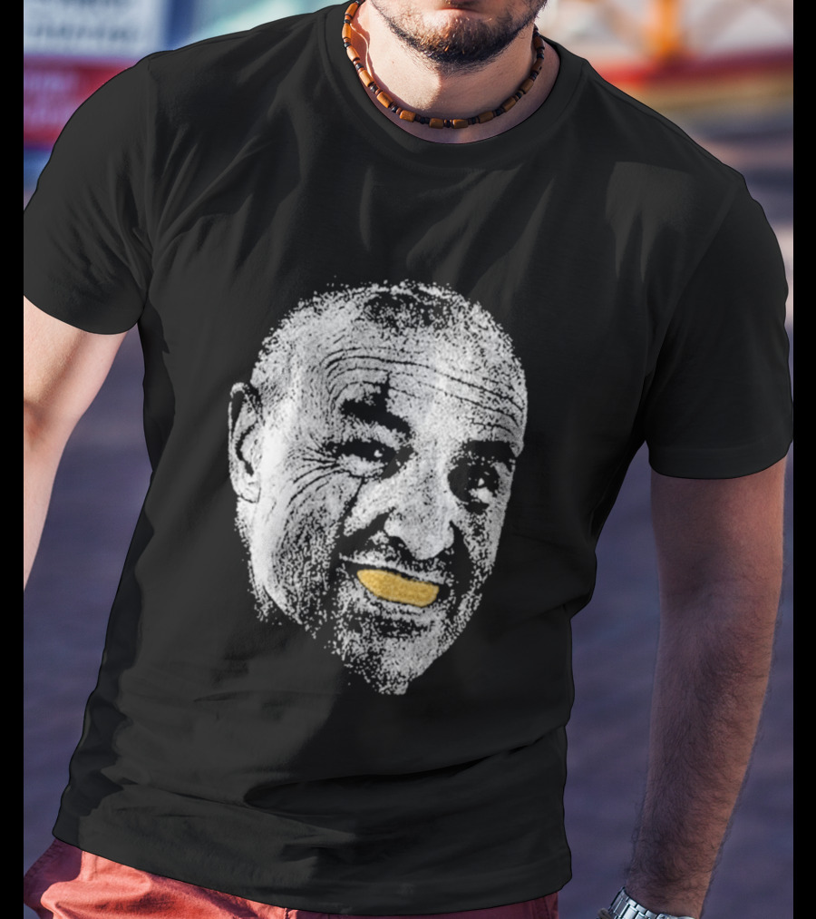 John Locke Lost TV Show Orange Peel Smile Face T-Shirt