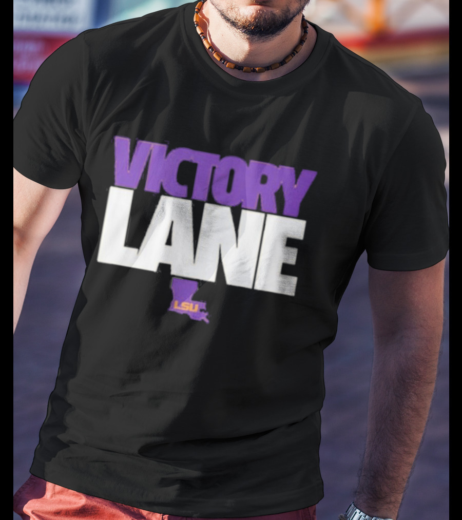 Lane Kiffin Victory Lane LSU NCAA Football Tigers T-Shirt