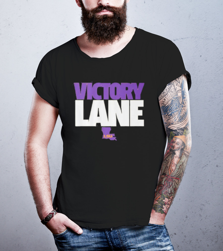 Lane Kiffin Victory Lane LSU NCAA Football Tigers T-Shirt