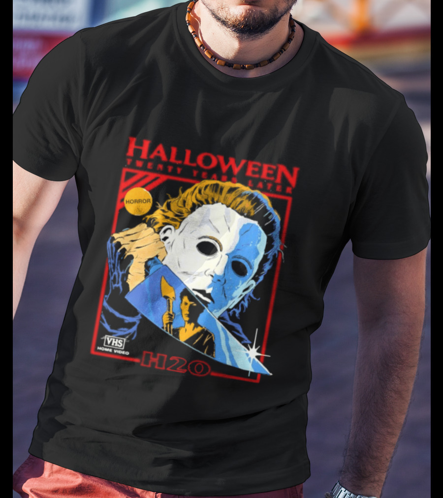 Halloween Twenty Years Later H20 Michael Myers Laurie Strode T-Shirt
