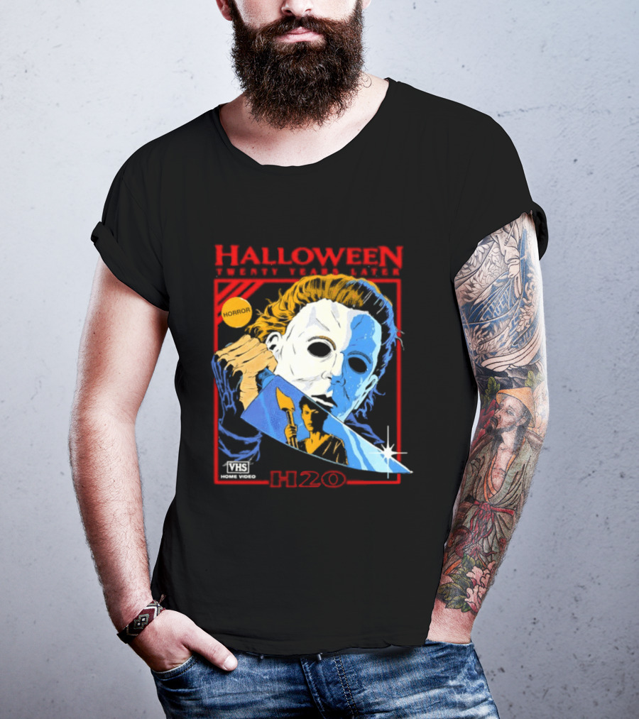 Halloween Twenty Years Later H20 Michael Myers Laurie Strode T-Shirt