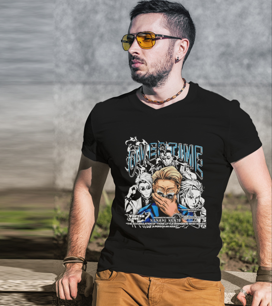 Nanami Kento Overtime Jujutsu Kaisen Anime Mentor T-Shirt