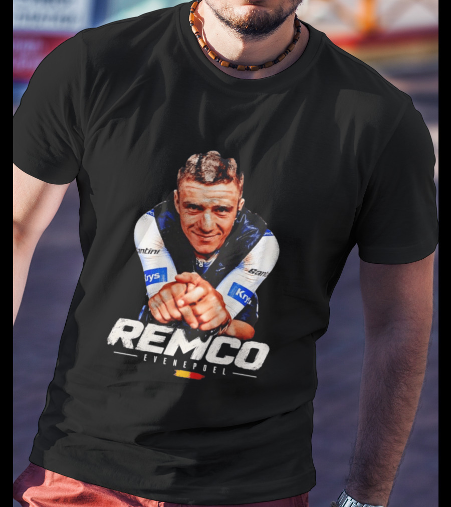 REMCO Evenepoel Belgium Cyclist Santini Krys T-Shirt