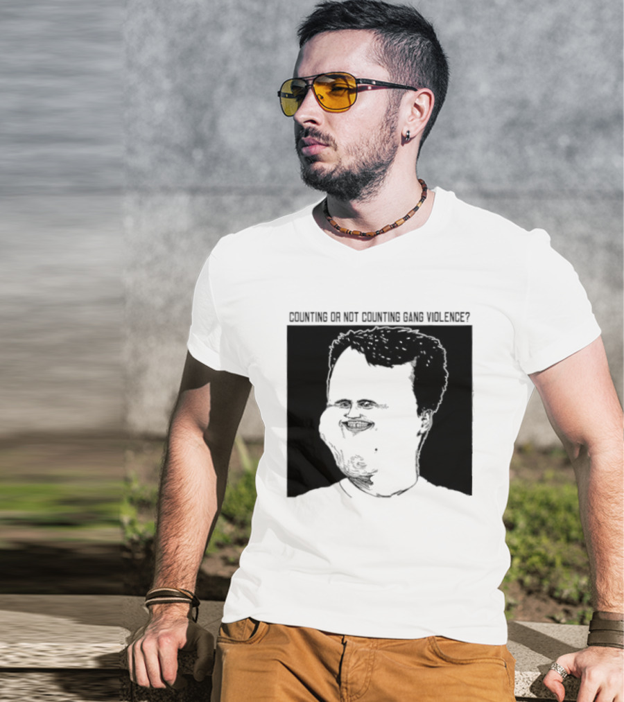 Charlie Kirk Counting Or Not Counting Gang Violence T-Shirt