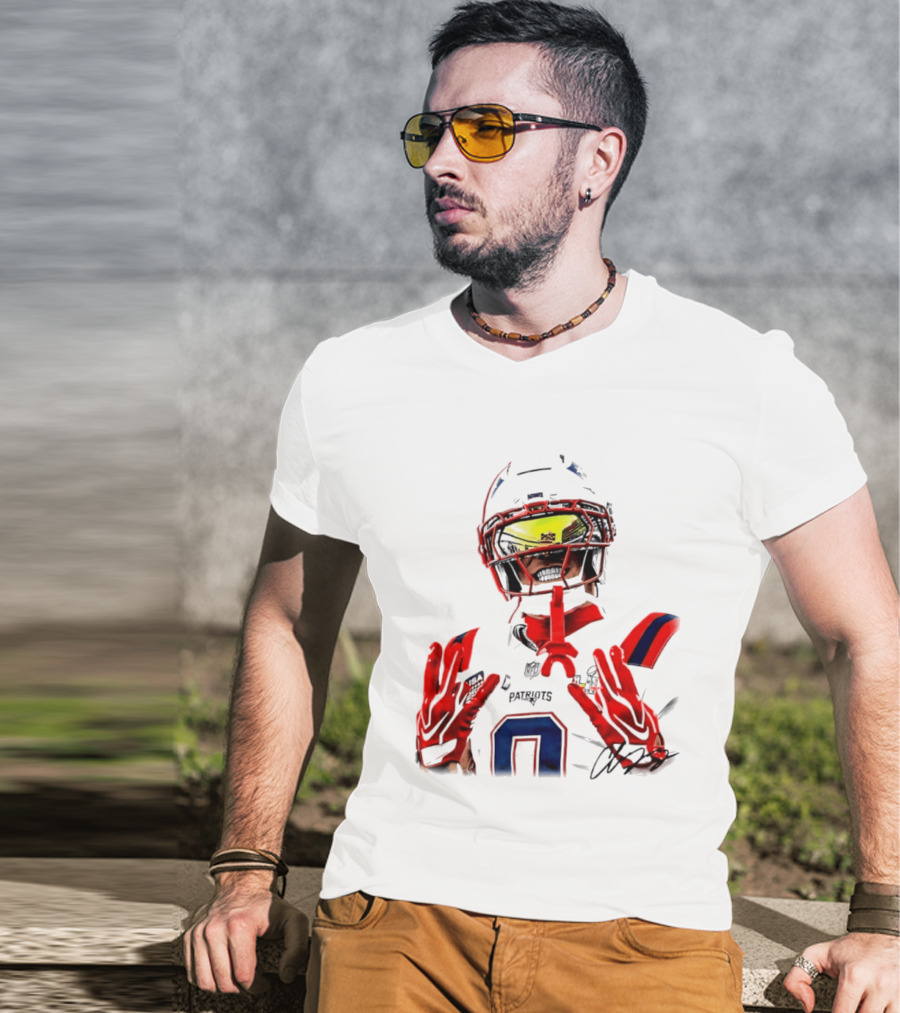 New England Patriots Christian Gonzalez Gonzo Player Number 6 T-Shirt