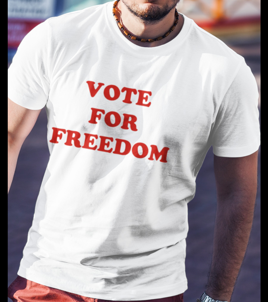 Vote For Freedom Red T-Shirt