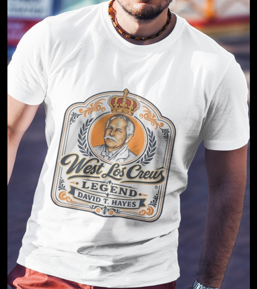 West Lot Crew Legend David Hayes Crown T-Shirt