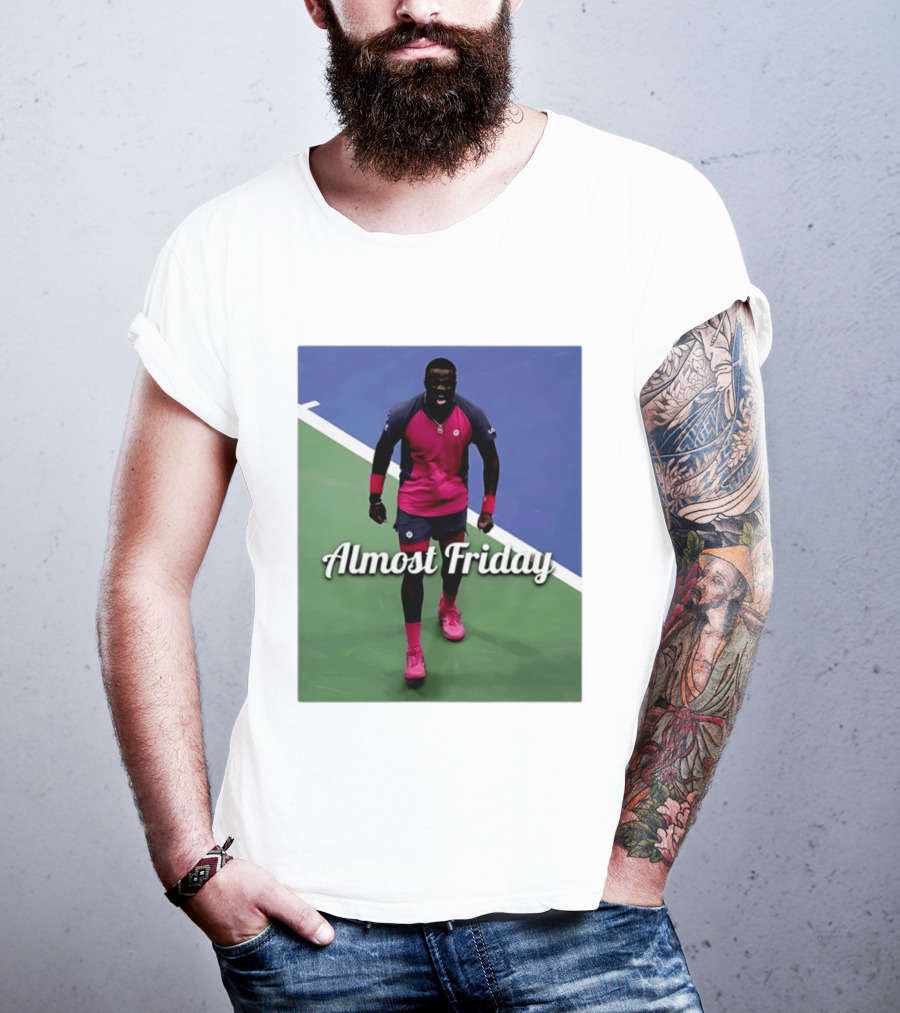 Frances Tiafoe Big FOE Almost Friday Tennis T-Shirt