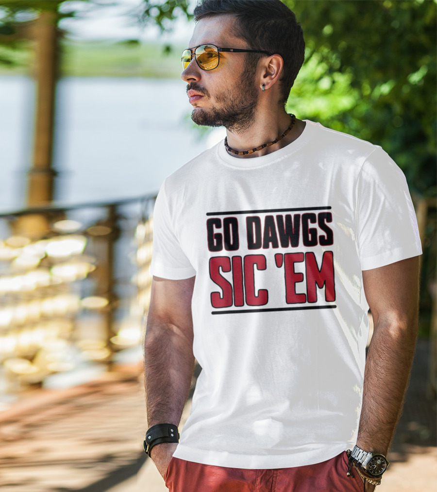 Georgia Bulldogs Go Dawgs Sic Em T-Shirt