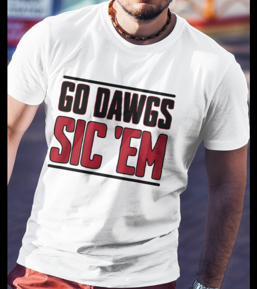 Georgia Bulldogs Go Dawgs Sic Em T-Shirt