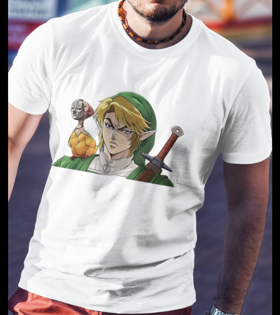 Link Dio Brando Fusion With Cucco JoJo References T-Shirt