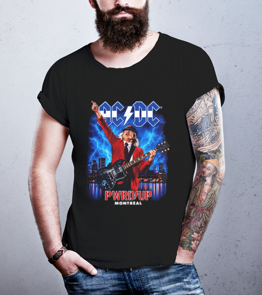ACDC PWR UP Montreal 2026 Event Live At Parc Jean Drapeau September 12 T-Shirt