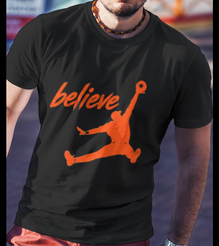 Believe Orioles Air Cowser Jump T-Shirt